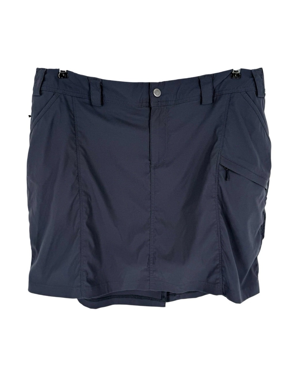 Duluth Dry on the Fly Skort Womens Size 20W Gray Elastic Waist Lined Skirt
